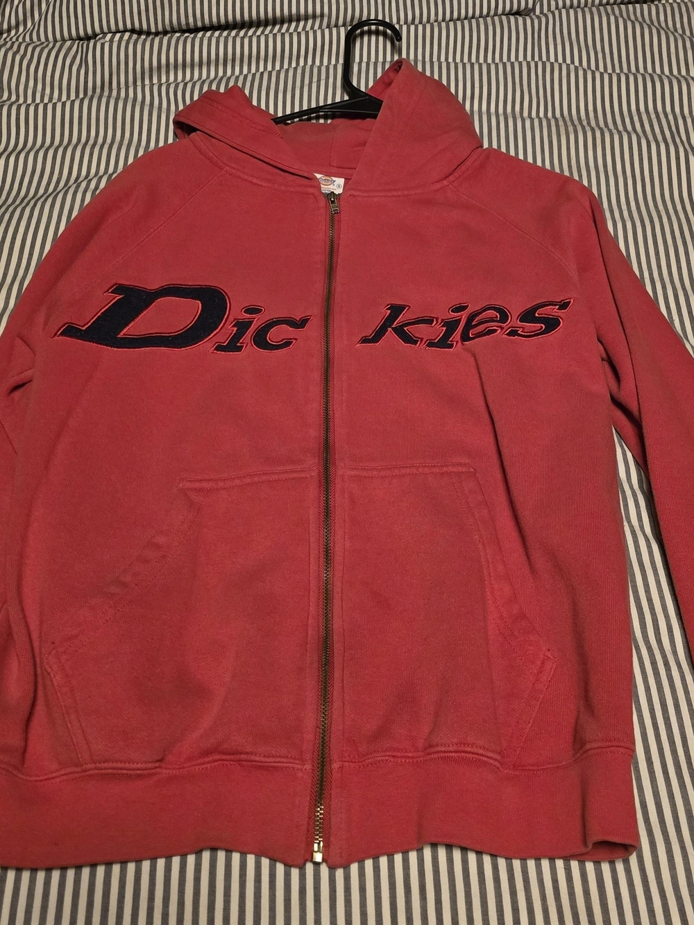 Dickies Vintage Red Full-Zip Hoodie